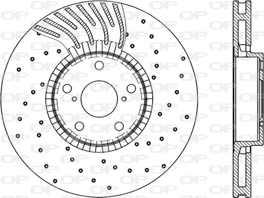 Disque de frein OPEN PARTS BDRS2285.25