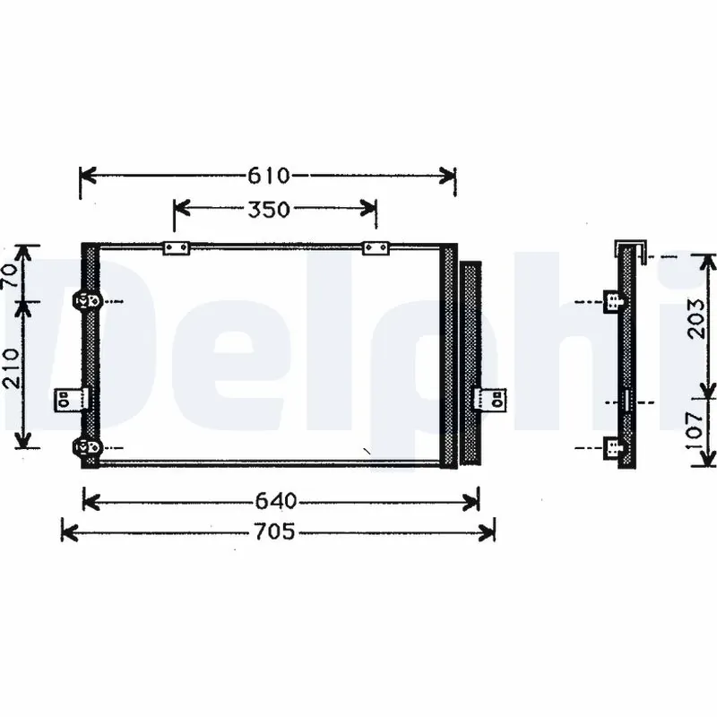Condenseur, climatisation DELPHI TSP0225367