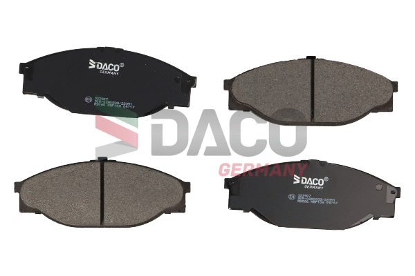 Kit de plaquettes de frein, frein à disque DACO Germany 323907
