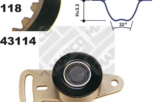 Kit de courroie crantée MAPCO 23114