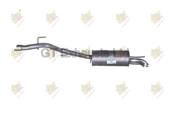 Silencieux arrière GT Exhausts GVW575