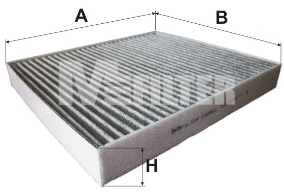Filtre, air de l'habitacle MFILTER K 9086C