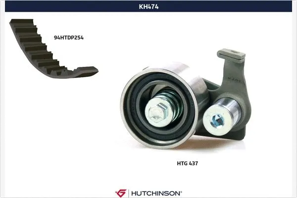 Kit de courroie crantée HUTCHINSON KH 474