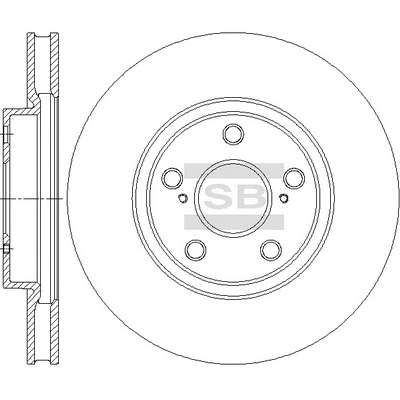 Disque de frein Hi-Q SD4693