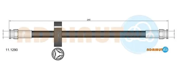 Flexible de frein ADRIAUTO 11.1290