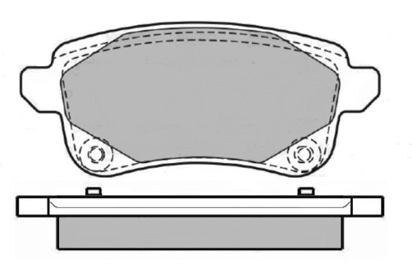 Kit de plaquettes de frein, frein à disque E.T.F. 12-1690