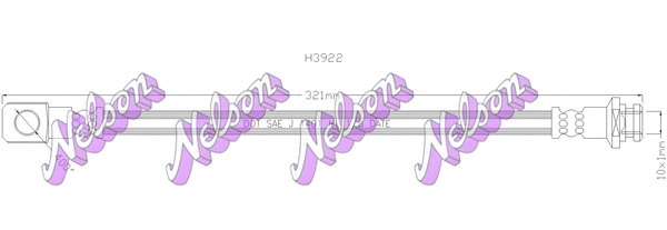 Flexible de frein KAWE H3922