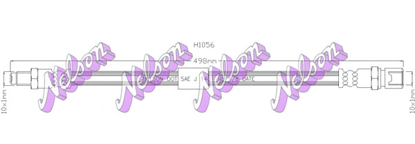 Flexible de frein KAWE H1056