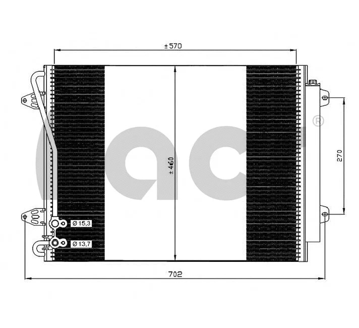 Condenseur, climatisation ACR 300598