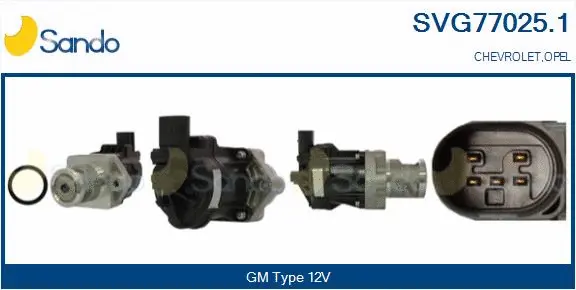Vanne EGR SANDO SVG77025.1