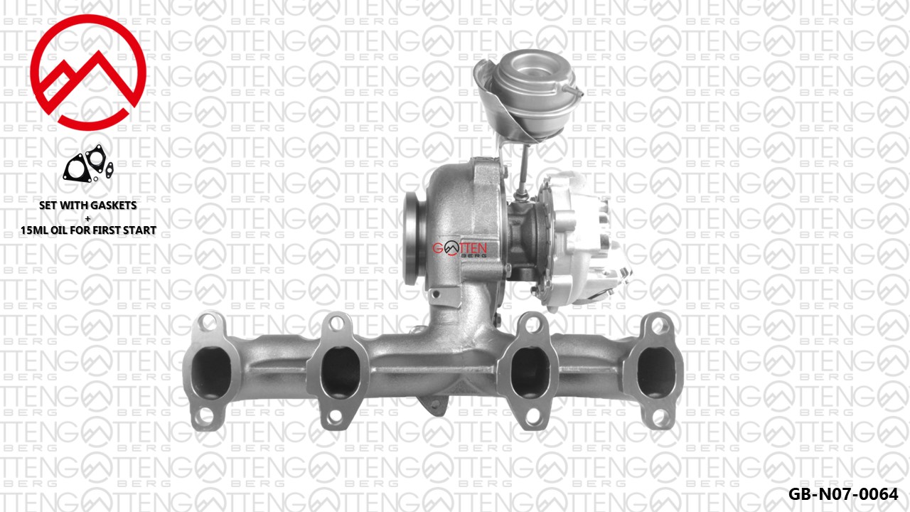 Turbocompresseur, suralimentation OES PARTS GB-N07-0064