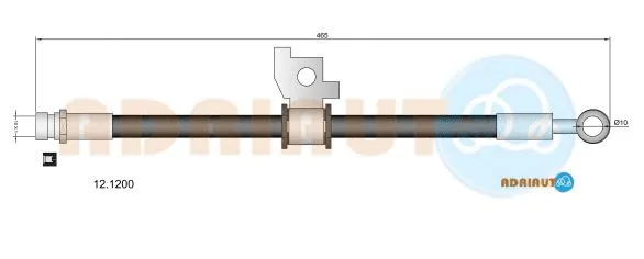 Flexible de frein ADRIAUTO 12.1200