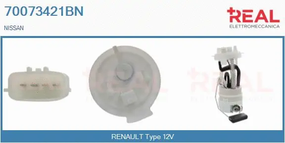 unité d'alimentation de carburant REAL 70073421BN