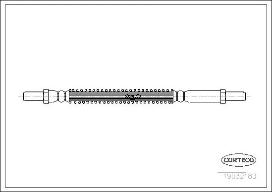 Flexible de frein CORTECO 19032180
