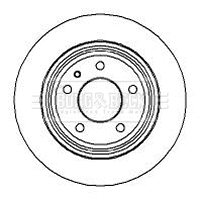 Disque de frein BORG & BECK BBD4895