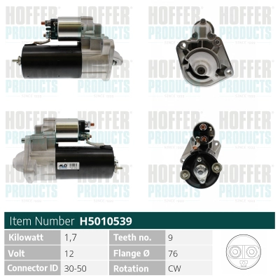 Démarreur HOFFER H5010539