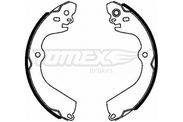 Jeu de mâchoires de frein TOMEX Brakes TX 23-07