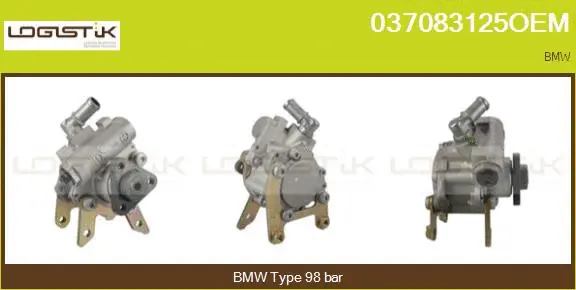 Pompe hydraulique, direction LGK 037083125OEM