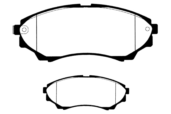 Kit de plaquettes de frein, frein à disque Technika 01879