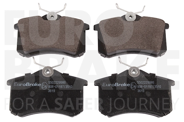 Kit de plaquettes de frein, frein à disque EUROBRAKE 5502229986