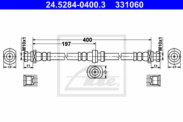 Flexible de frein ATE-APAC 24.5284-0400.3