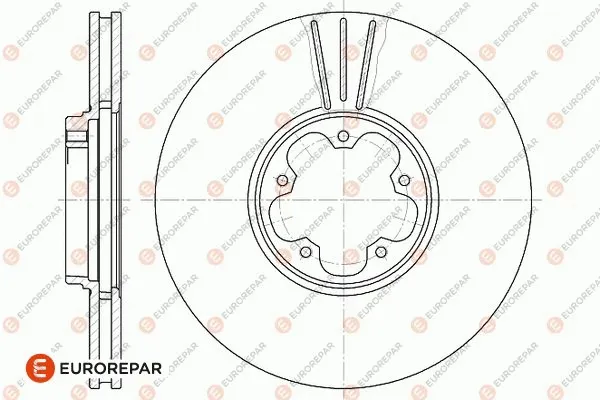 Disque de frein EUROREPAR 1667854080