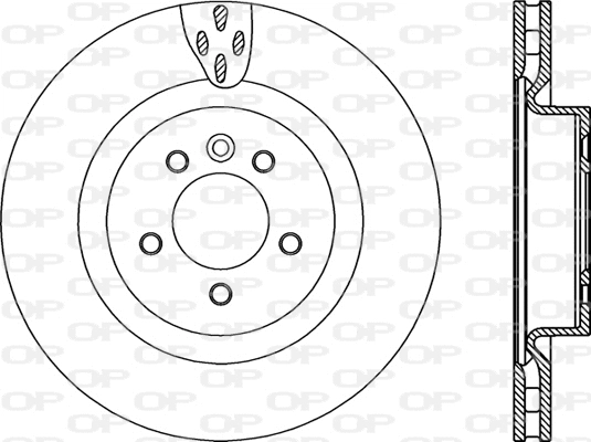 Disque de frein OPEN PARTS BDR2362.20
