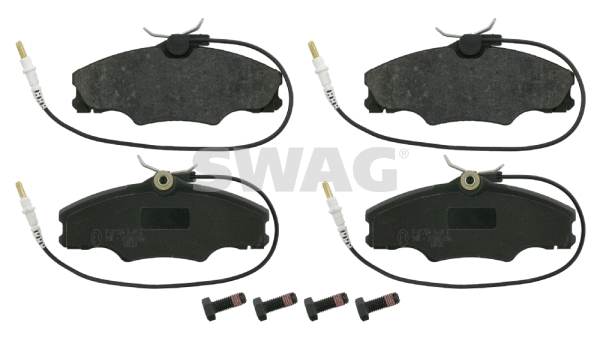 Kit de plaquettes de frein, frein à disque SWAG 62 91 6221