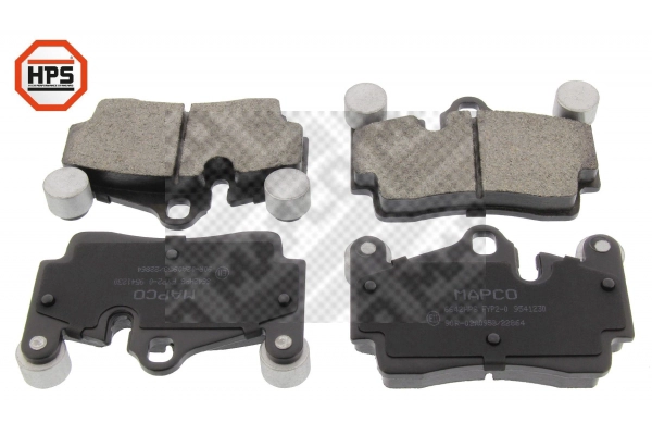 Kit de plaquettes de frein, frein à disque MAPCO 6642HPS