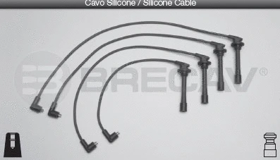 Kit de câbles d'allumage BRECAV 22.509