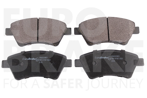 Kit de plaquettes de frein, frein à disque EUROBRAKE 5502223951