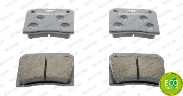 Kit de plaquettes de frein, frein à disque FERODO FDB815