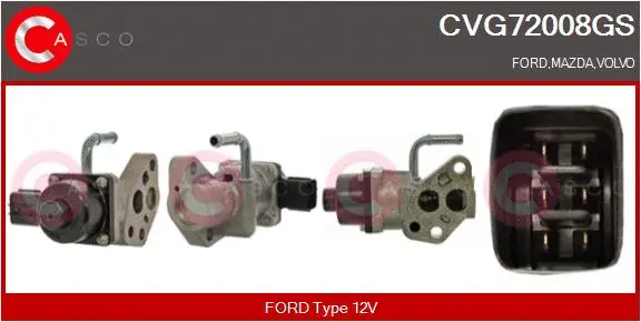 Vanne EGR CASCO CVG72008GS
