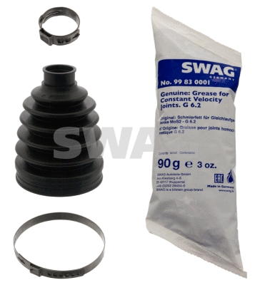 Jeu de joints-soufflets, arbre de commande SWAG 60 94 8809
