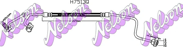 Flexible de frein KAWE H7513Q