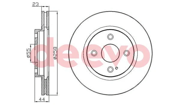 Disque de frein DEEVO BD20380
