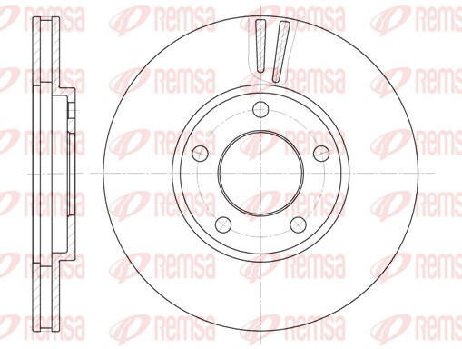 Disque de frein REMSA 6419.10