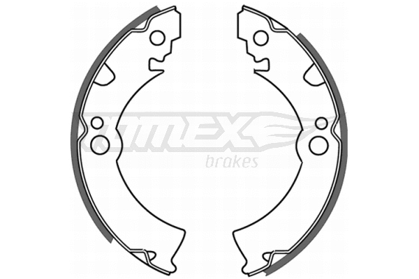 Jeu de mâchoires de frein TOMEX Brakes TX 21-46