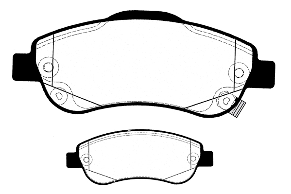 Kit de plaquettes de frein, frein à disque RAICAM RA.0399.0