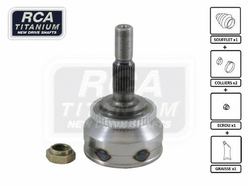 Jeu de joints, arbre de transmission RCA FRANCE VO002A