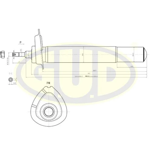 Amortisseur G.U.D. GSA335916