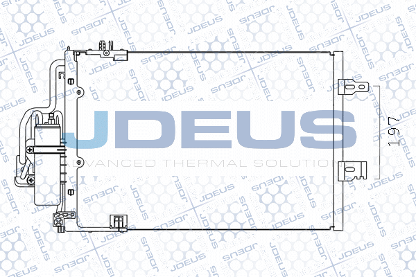 Condenseur, climatisation JDEUS 720M53