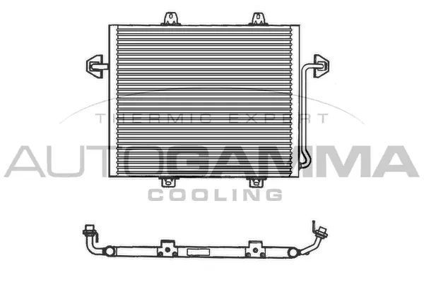 Condenseur, climatisation AUTOGAMMA 101787