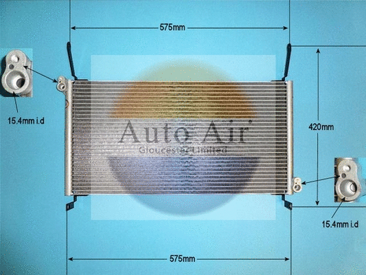 Condenseur, climatisation AUTO AIR GLOUCESTER 16-1116