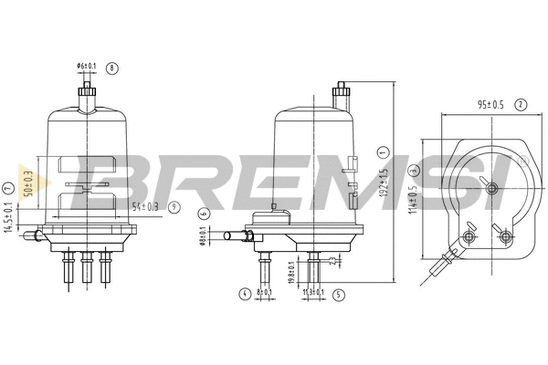 Filtre à carburant BREMSI FE0776