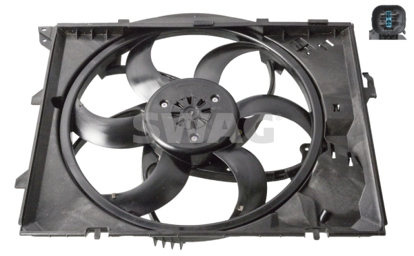 Ventilateur, refroidissement du moteur SWAG 20 10 7256