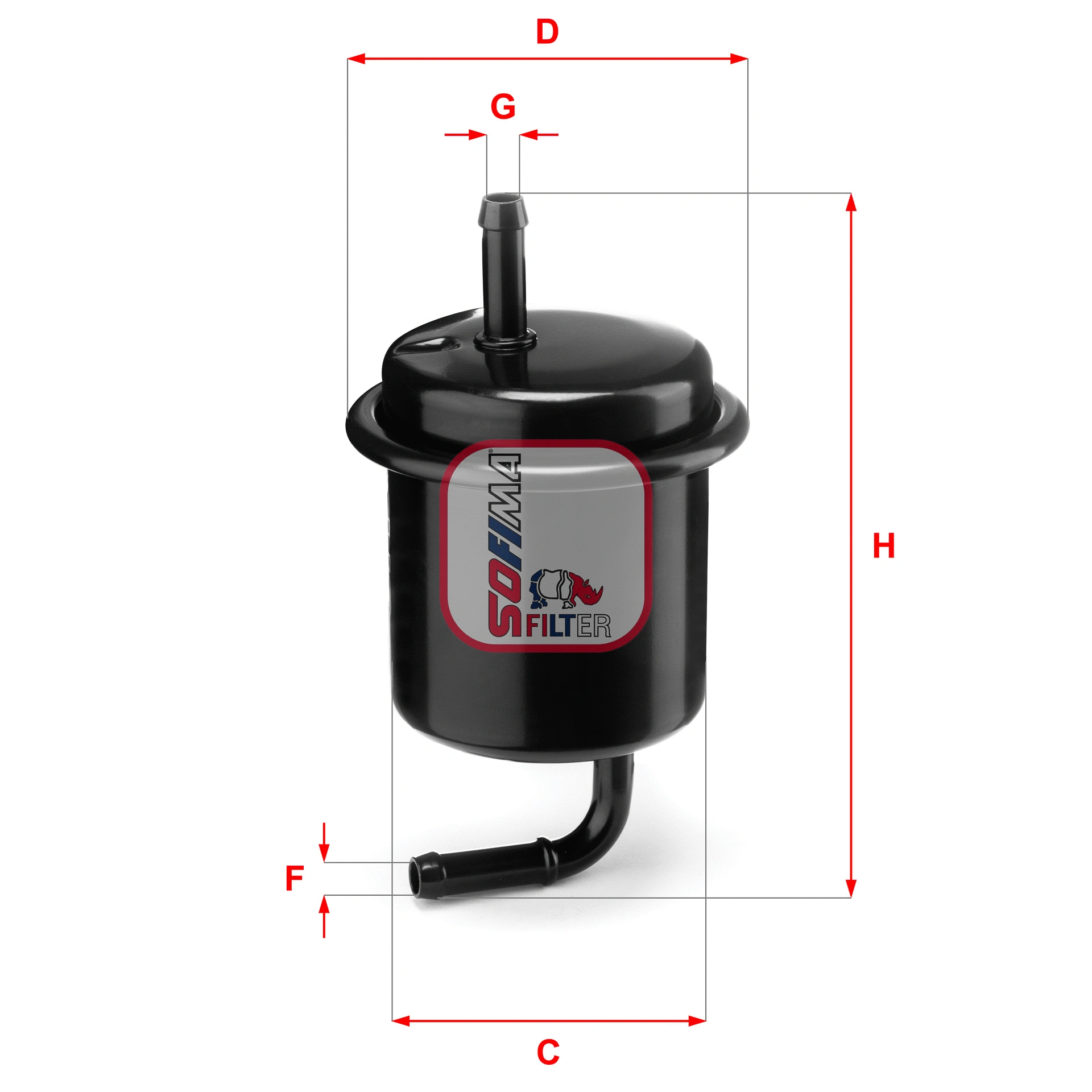Filtre à carburant SOFIMA S 1801 B