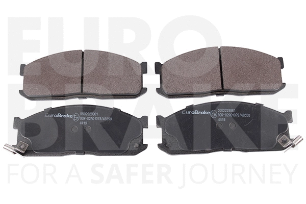 Kit de plaquettes de frein, frein à disque EUROBRAKE 5502229961