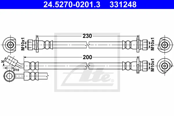 Flexible de frein ATE-APAC 24.5270-0201.3