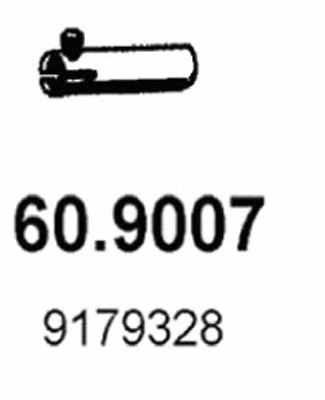 Tuyau d'échappement ASSO 60.9007